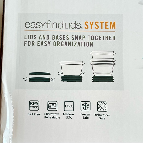 Rubbermaid 30 piece set - NEW - Picture 5 of 7